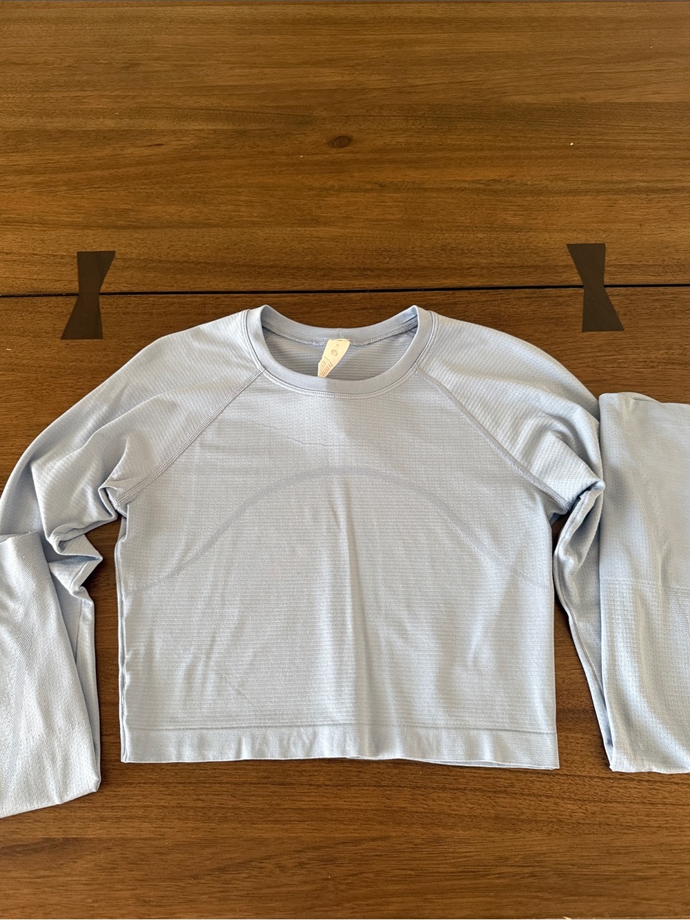 lululemon athletica Blue Long-Sleeve Performance Top